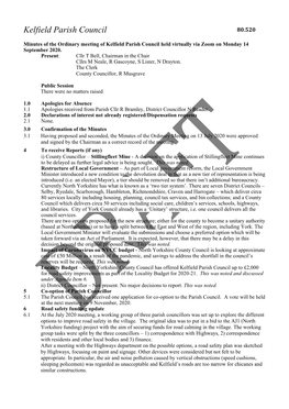 Kelfield Parish Council 80.520