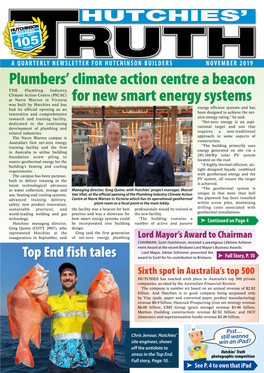 Plumbers' Climate Action Centre a Beacon for New Smart Energy Systems
