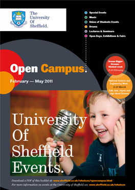 University of Sheffield Events