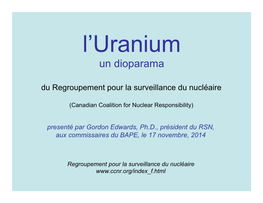 Un Dioparama Du Regroupement Pour La Surveillance Du Nucléaire