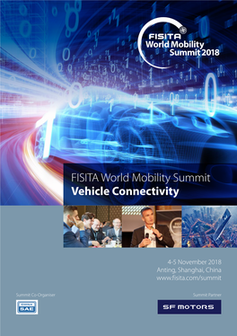 FISITA World Mobility Summit Vehicle Connectivity