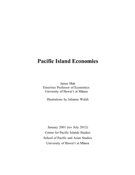 Pacific Island Economies