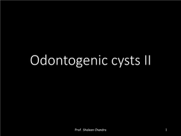 Odontogenic Cysts II [PDF]