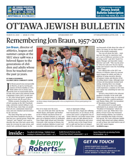 Ottawa Jewish Bulletin Subscription