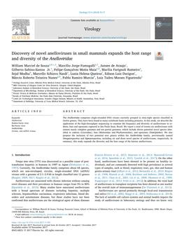 Discovery of Novel Anelloviruses in Small Mammals Expands the Host