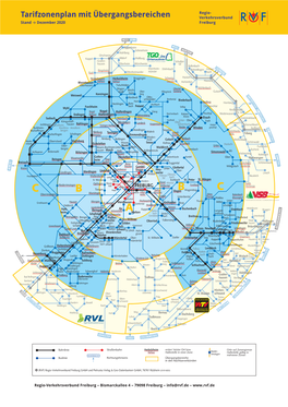 Tarifzonenplan Mit ‹Bergangsbereichen