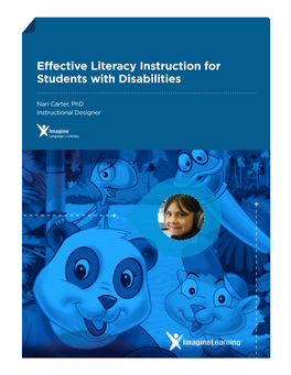Effective Literacy Instruction for Students with Disabilities