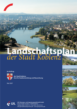 Landschaftsplan Der Stadt Koblenz