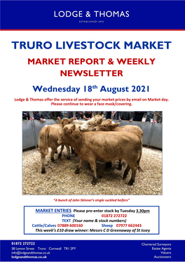 Truro Livestock Market