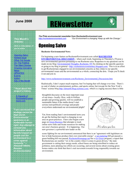 June 2008 Renewsletter