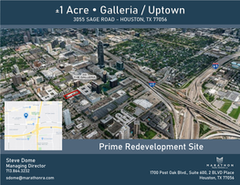 ±1 Acre • Galleria / Uptown