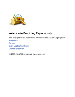 Event Log Explorer Help