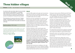 Three Hidden Villages