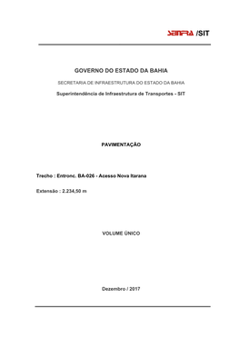 Governo Do Estado Da Bahia