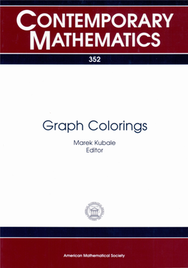 Contemporary Mathematics 352