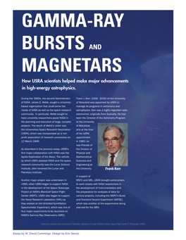 Gamma-Ray Bursts and Magnetars