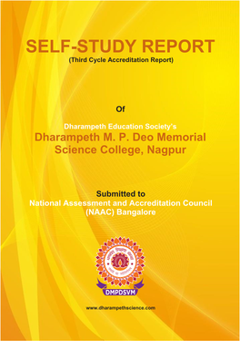 SELF-STUDY REPORT (Third Cycle Accreditation Report)