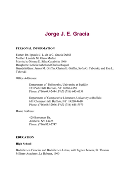 Jorge J. E. Gracia