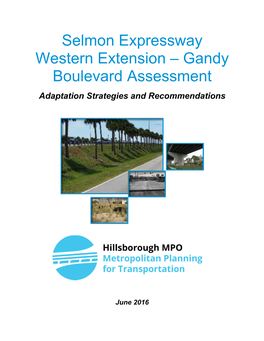 Selmon Expressway Western Extension – Gandy Boulevard Assessment Adaptation Strategies and Recommendations