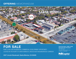 FOR SALE | 2537 Lincoln Boulevard, Santa Monica, CA 90405