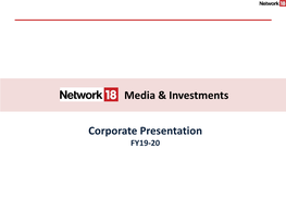 Corporate Presentation Media & Investments