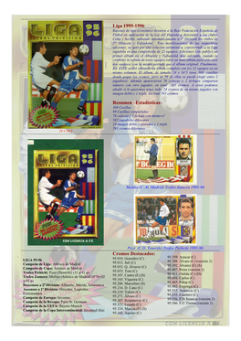Liga 1995-1996 Resumen