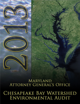 Attorney General's 2013 Chesapeake Bay