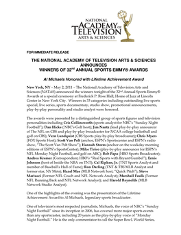 The National Academy of Television Arts & Sciences