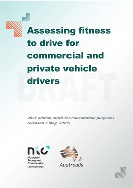 Assessing Fitness to Drive for Commercial and Private Vehicle Drivers