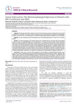 Vulval Tuberculosis: the Histomorphological Spectrum In