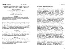 Richardia Brasiliensis Gomes STUDIED in an ANALYSIS of FLORAL VARIATION