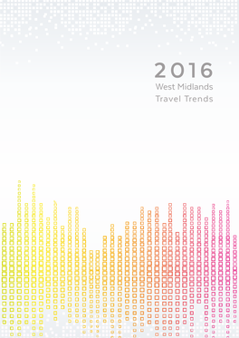 2016 West Midlands Travel Trends Contents