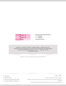 Comparison of Home Advantage in Men's and Women's Portuguese