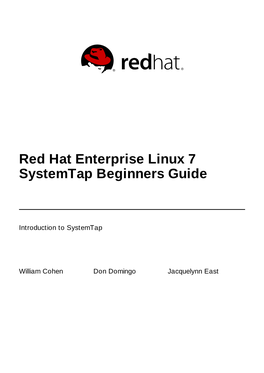 Red Hat Enterprise Linux 7 Systemtap Beginners Guide