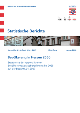 Statistische Berichte