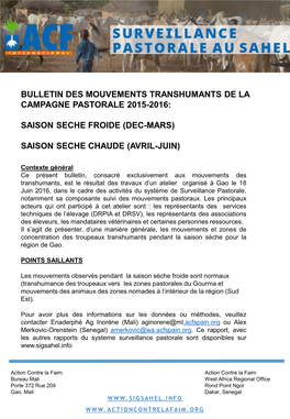 160822 Rapport Mali Transhumance Highres