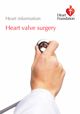 Heart Valve Surgery Factsheet