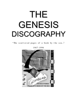 The Genesis Discography