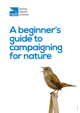 Guide to Campaigning for Nature