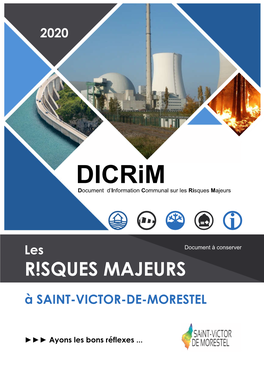 Dicrim Document D’Information Communal Sur Les Risques Majeurs C R T W B