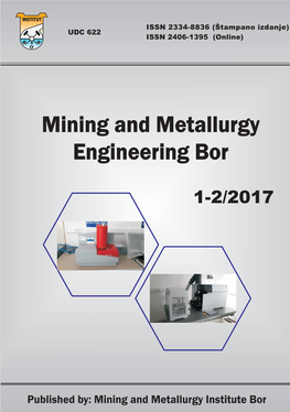 Mining and Metallurgy Engineering Bor