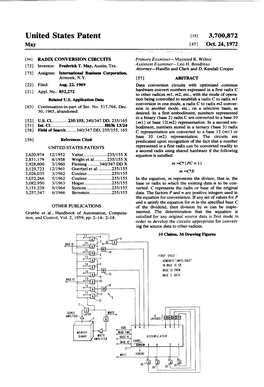 United States Patent 15 3,700,872 May [45] Oct