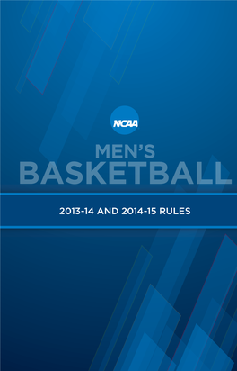 2014 & 2015 NCAA Men's Basketball Rules