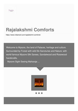 Rajalakshmi Comforts
