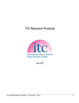 ITC Research Products
