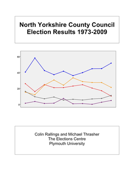 North Yorkshire County Council Election Results 1973-2009