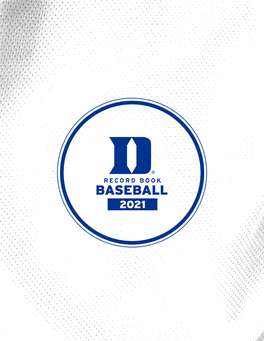 Mediaguide 2021 Duke Baseb