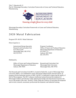 2020 Metal Fabrication