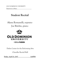 Student Recital