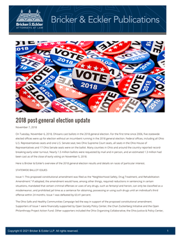2018 Post-General Election Update